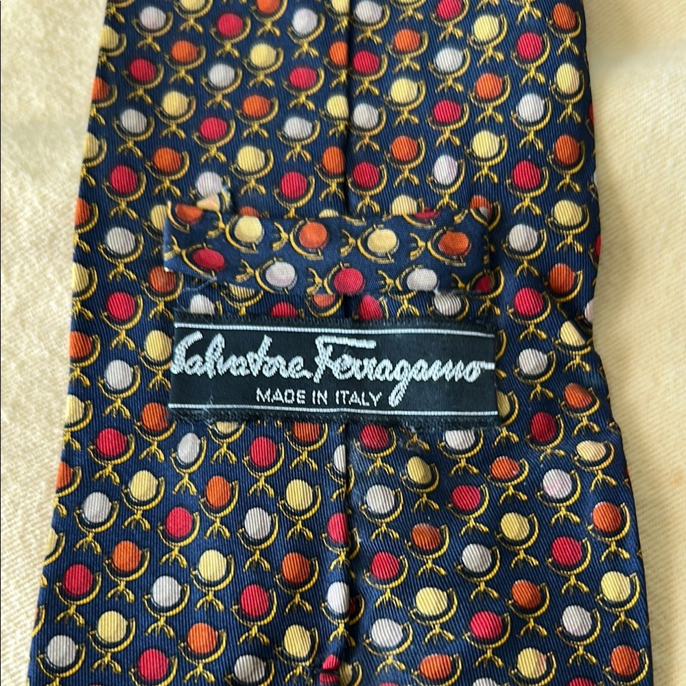 Salvatore Ferragamo Multicolor Patterned Tie - Picture 2 of 4
